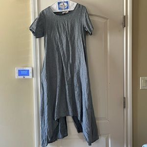 Alesia Pacini summer tshirt linen dress xs